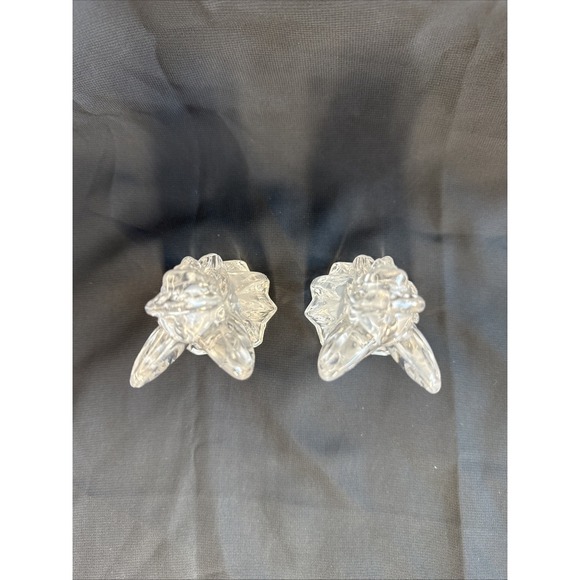 VINTAGE GORHAM CRYSTAL HOLIDAY TRADITIONS ANGEL SALT PEPPER SHAKERS Christmas‎ - Picture 4 of 6